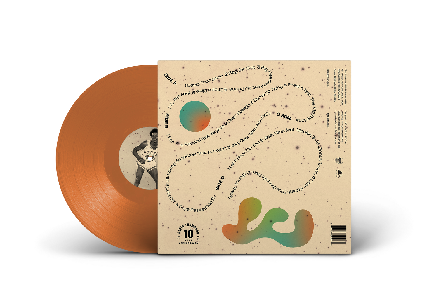 David Thompson (10 Year Anniversary) Colored 2LP